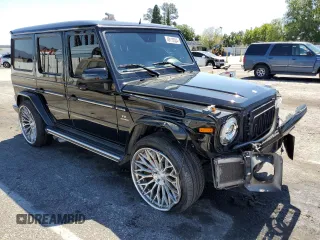 2016 Mercedes-Benz G-Class G 63 AMG with VIN WDCYC7DF6GX258987, listed as a Copart auction lot 49115504 with 91,382 mi miles and Salvage Title. Bid and sale history available at carsss.com. Image 4.