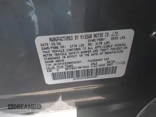 2024 Nissan ARIYA Platinum+ z VIN JN1DF0CD2RM740057, wystawiony jako IAAI lot #41824664 z przebiegiem 1167 mil mil oraz . Historia ofert i sprzedaży dostępna na DreamBid. Obrazek 9.