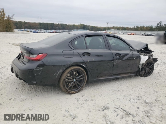 2024 BMW 3 Series M340i with VIN 3MW49FS09R8E37275, listed as a Copart auction lot 78143354 with 0 mi miles and Salvage Title. Bid and sale history available at carsss.com. Image 3.