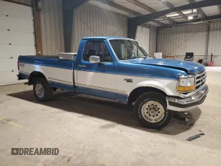 1992 Ford F-150 with VIN 2FTEF14Y3NCA58484, listed as a Copart auction lot 80323794 with 345,899 mi miles and Salvage Title. Bid and sale history available at carsss.com. Image 4.