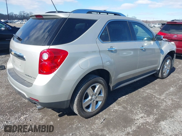 2015 Chevrolet Equinox LTZ with VIN 2GNFLHE33F6147763, listed as a IAAI auction lot 41631330 with 62,571 mi miles. Bid and sale history available at carsss.com. Image 4.
