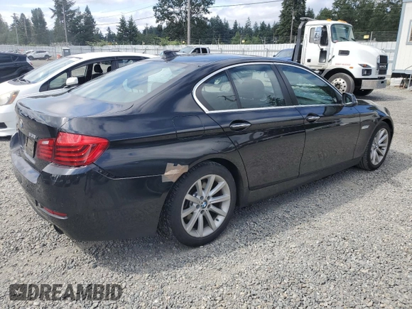 2014 BMW 5 Series 535i xDrive with VIN WBA5B3C52ED536678, listed as a Copart auction lot 61606815 with 53,412 mi miles and Salvage title. Bid and sale history available at DreamBid. Image 3.