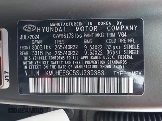 2025 Genesis GV80 Prestige z VIN KMUHEESC5SU239383, wystawiony jako IAAI lot #42286176 z przebiegiem 8 795 mil mil oraz . Historia ofert i sprzedaży dostępna na DreamBid. Obrazek 9.