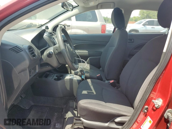 2019 Mitsubishi Mirage ES z VIN ML32F3FJ3KHF10586, wystawiony jako Copart lot #57553515 z przebiegiem 90 408 mil mil oraz Nie do naprawy • Non repairable. Historia ofert i sprzedaży dostępna na DreamBid. Obrazek 7.
