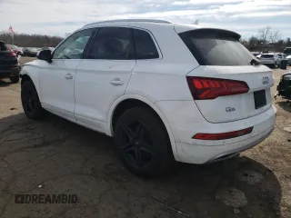 2018 Audi Q5 Premium Plus with VIN WA1BNAFYXJ2183307, listed as a Copart auction lot 48328035 with 0 mi miles and Salvage Title. Bid and sale history available at carsss.com. Image 2.