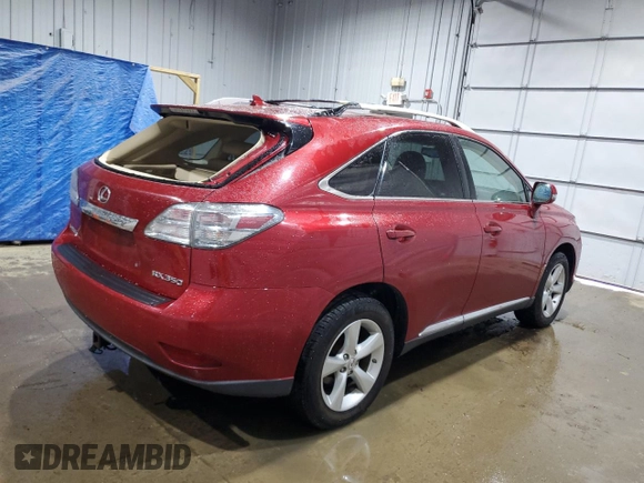 2010 Lexus RX 350 z VIN 2T2BK1BA2AC061545, wystawiony jako Copart lot #55592715 z przebiegiem 99 819 mil mil oraz Szkoda całkowita • Salvage title. Historia ofert i sprzedaży dostępna na DreamBid. Obrazek 3.