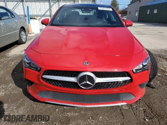2020 Mercedes-Benz CLA 250 with VIN W1K5J4HB6LN086900, listed as a Copart auction lot 77481693 with 54,262 mi miles and . Bid and sale history available at DreamBid. Image 5.