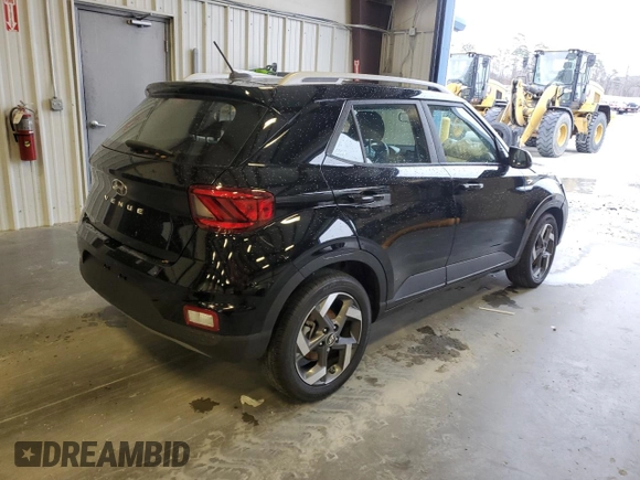 2024 Hyundai Venue SEL with VIN KMHRC8A30RU320524, listed as a Copart auction lot 48223435 with 7,418 mi miles and Salvage title. Bid and sale history available at DreamBid. Image 3.