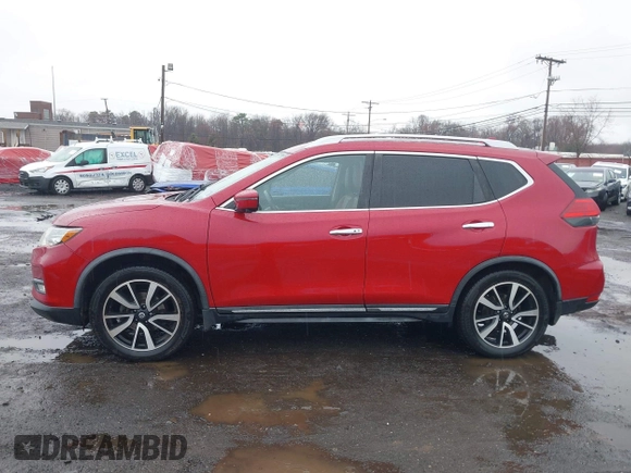 2017 Nissan Rogue S with VIN JN8AT2MVXHW278799, listed as a IAAI auction lot 41838458 with 84,742 mi miles and . Bid and sale history available at DreamBid. Image 14.