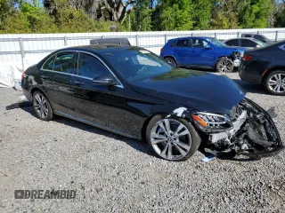 2021 Mercedes-Benz C 300 with VIN W1KWF8DB1MR605185, listed as a Copart auction lot 49703095 with Not provided miles and Non repairable. Bid and sale history available at DreamBid. Image 4.