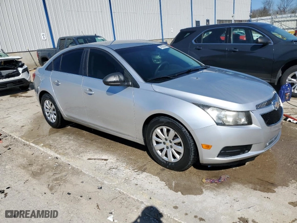 2011 Chevrolet Cruze LS with VIN 1G1PC5SH7B7296000, listed as a Copart auction lot 49256845 with 126,720 mi miles and Salvage Title. Bid and sale history available at carsss.com. Image 4.