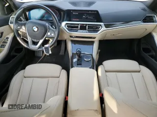 2020 BMW 3 Series 330i xDrive with VIN 3MW5R7J08L8B36516, listed as a Copart auction lot 53005595 with 55,841 mi miles and Salvage title. Bid and sale history available at DreamBid. Image 8.