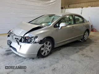 2006 Honda Civic LX with VIN 2HGFA16596H517075, listed as a Copart auction lot 48739855 with 81,174 mi miles and Salvage Title. Bid and sale history available at DreamBid. Image 1.