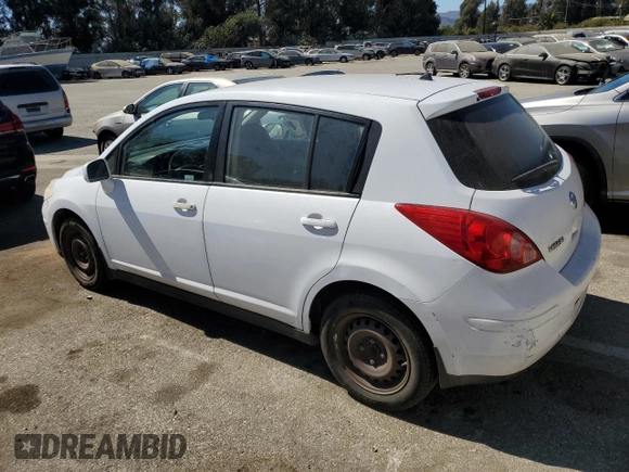 2007 Nissan Versa 1.8 S with VIN 3N1BC13E57L439319, listed as a Copart auction lot 72720894 with 103,738 mi miles and Salvage Title. Bid and sale history available at carsss.com. Image 2.
