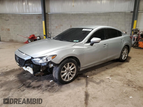 2016 Mazda 6 i Sport with VIN JM1GJ1U57G1416106, listed as a Copart auction lot 55730925 with 171,962 mi miles and Salvage Title. Bid and sale history available at DreamBid. Image 1.