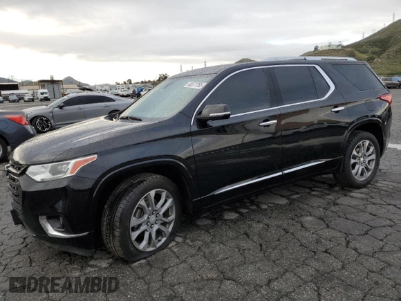 2019 Chevrolet Traverse Premier with VIN 1GNERKKW3KJ168177, listed as a Copart auction lot 48577765 with 96,175 mi miles and Salvage Title. Bid and sale history available at carsss.com. Image 1.