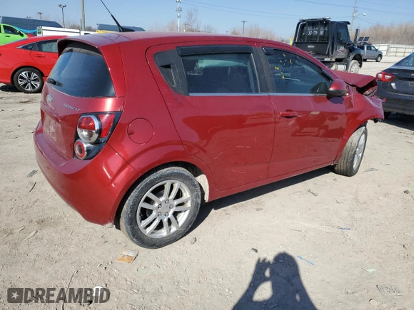 2013 Chevrolet Sonic LT with VIN 1G1JC6SH0D4165099, listed as a Copart auction lot 48513905 with 0 mi miles and Salvage Title. Bid and sale history available at carsss.com. Image 3.