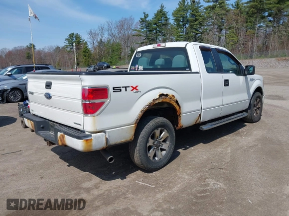 2013 Ford F-150 XL with VIN 1FTFX1EF8DFD61083, listed as a IAAI auction lot 42066005 with 203,918 mi miles. Bid and sale history available at carsss.com. Image 4.