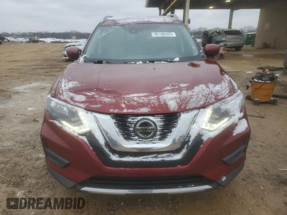 2020 Nissan Rogue SV with VIN 5N1AT2MT4LC815487, listed as a Copart auction lot 46186565 with 67,345 mi miles and Salvage Title. Bid and sale history available at carsss.com. Image 5.