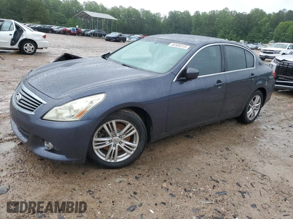 2011 Infiniti G25 with VIN JN1DV6AP5BM602330, listed as a Copart auction lot 56506515 with 193,996 mi miles and Salvage title. Bid and sale history available at DreamBid. Image 1.