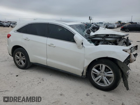 2015 Acura RDX Tech Pkg with VIN 5J8TB3H55FL004143, listed as a Copart auction lot 54083364 with Not Provided miles and Salvage Title. Bid and sale history available at carsss.com. Image 4.