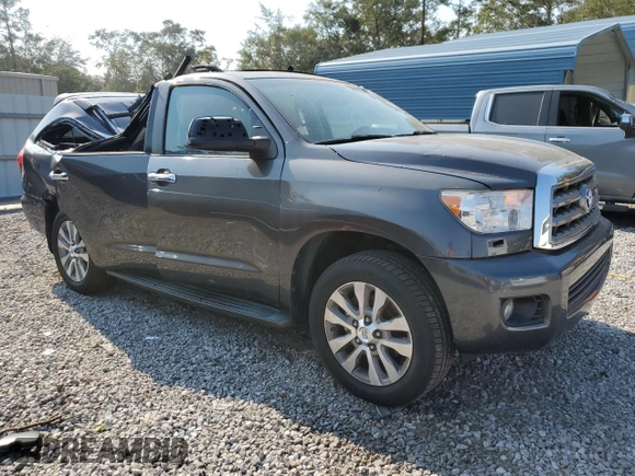 2017 Toyota Sequoia Limited with VIN 5TDJW5G12HS153311, listed as a Copart auction lot 74111964 with 69,877 mi miles and Salvage Title. Bid and sale history available at carsss.com. Image 4.