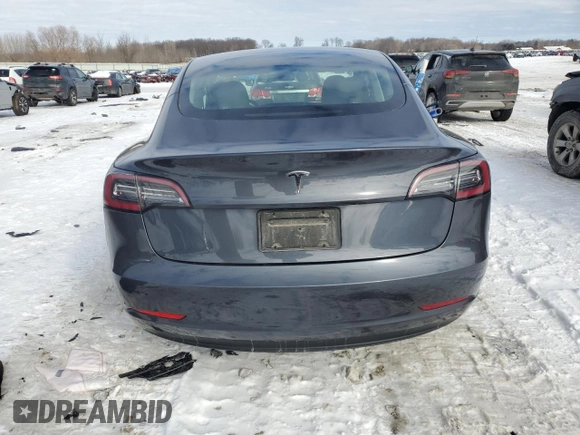 2023 Tesla Model 3 with VIN 5YJ3E1EA7PF417200, listed as a Copart auction lot 46475995 with 85,873 mi miles and Salvage Title. Bid and sale history available at DreamBid. Image 6.