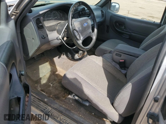 2001 Ford Ranger XL Fleet with VIN 1FTZR15EX1PA77734, listed as a Copart auction lot 51075185 with 243,491 mi miles and Clean Title. Bid and sale history available at DreamBid. Image 8.