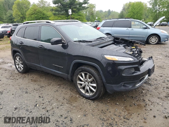 2018 Jeep Cherokee Limited z VIN 1C4PJMDB6JD564356, wystawiony jako Copart lot #57276585 z przebiegiem 151 783 mil mil oraz Czysty tytuł • Clean title. Historia ofert i sprzedaży dostępna na DreamBid. Obrazek 4.