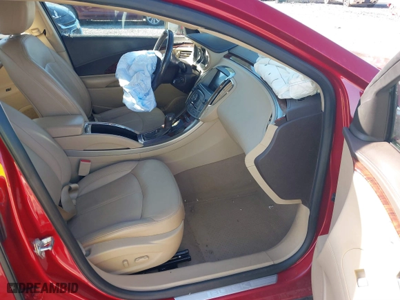 2012 Buick LaCrosse Leather with VIN 1G4GC5E33CF313255, listed as a IAAI auction lot 39588515 with 147,748 mi miles. Bid and sale history available at carsss.com. Image 5.
