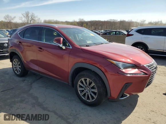 2019 Lexus NX with VIN JTJBARBZ5K2189772, listed as a Copart auction lot 53611175 with 56,739 mi miles and Salvage Title. Bid and sale history available at carsss.com. Image 4.