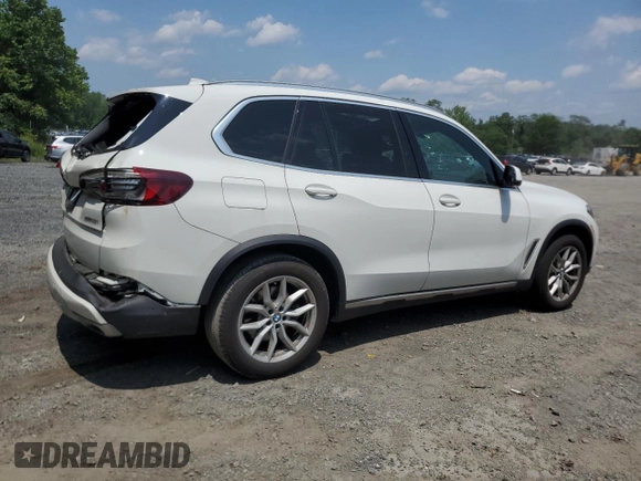 2023 BMW X5 xDrive40i with VIN 5UXCR6C03P9P75351, listed as a Copart auction lot 61465655 with 24,883 mi miles and Salvage title. Bid and sale history available at DreamBid. Image 3.