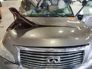 2013 Infiniti QX56 with VIN JN8AZ2NC4D9330416, listed as a Copart auction lot 70080304 with 0 mi miles and Salvage Title. Bid and sale history available at carsss.com. Image 12.