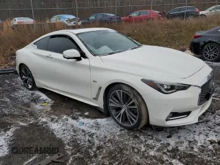 2017 Infiniti Q60 Premium with VIN JN1CV7EL9HM320869, listed as a Copart auction lot 84380414 with 99,797 mi miles and Salvage title. Bid and sale history available at DreamBid. Image 4.