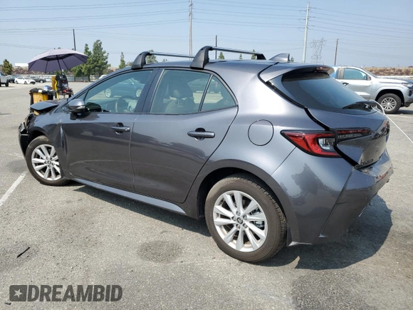 2023 Toyota Corolla Hatchback SE with VIN JTND4MBE0P3191901, listed as a Copart auction lot 71491134 with 12,031 mi miles and Salvage Title. Bid and sale history available at carsss.com. Image 2.