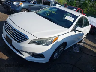 2015 Hyundai Sonata 2.4L SE with VIN 5NPE24AF7FH202159, listed as a IAAI auction lot 42104385 with 75,309 mi miles. Bid and sale history available at carsss.com. Image 17.