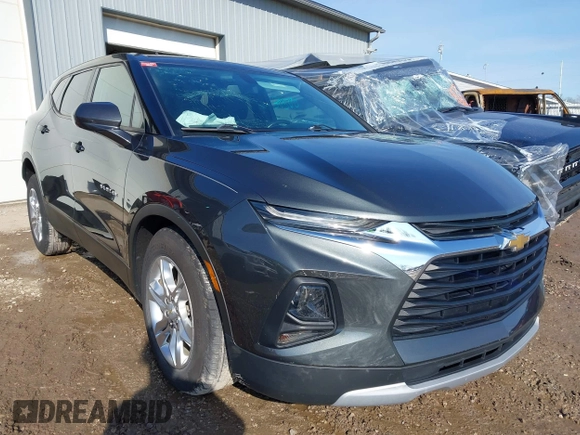2020 Chevrolet Blazer LT with VIN 3GNKBHRS7LS604865, listed as a IAAI auction lot 41734775 with 48,808 mi miles and . Bid and sale history available at DreamBid. Image 1.