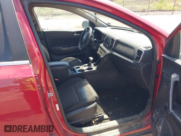 2017 Kia Sportage LX with VIN KNDPMCAC8H7296742, listed as a IAAI auction lot 42096883 with 160,511 mi miles and . Bid and sale history available at carsss.com. Image 5.