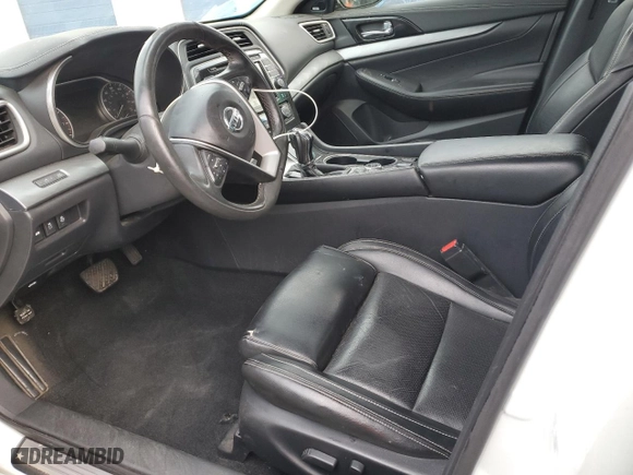 2017 Nissan Maxima SV with VIN 1N4AA6AP8HC440130, listed as a Copart auction lot 83449764 with 80,323 mi miles and Salvage Title. Bid and sale history available at carsss.com. Image 7.