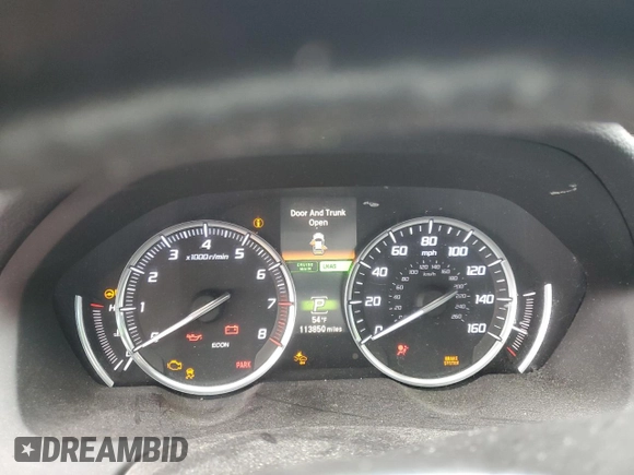 2016 Acura TLX Technology with VIN 19UUB2F51GA003098, listed as a Copart auction lot 57917505 with 113,850 mi miles and Salvage title. Bid and sale history available at DreamBid. Image 9.