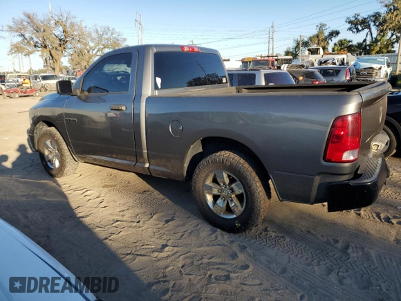 2013 Ram 1500 Tradesman with VIN 3C6JR6AP0DG572591, listed as a Copart auction lot 79897204 with 160,626 mi miles and Salvage title. Bid and sale history available at DreamBid. Image 2.