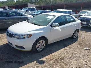 2012 Kia Forte EX with VIN KNAFU4A24C5547640, listed as a IAAI auction lot 41613927 with 225,939 mi miles. Bid and sale history available at carsss.com. Image 2.