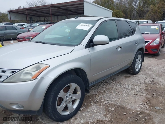 2004 Nissan Murano SE with VIN JN8AZ08W54W313099, listed as a IAAI auction lot 41502593 with 174,063 mi miles. Bid and sale history available at carsss.com. Image 6.