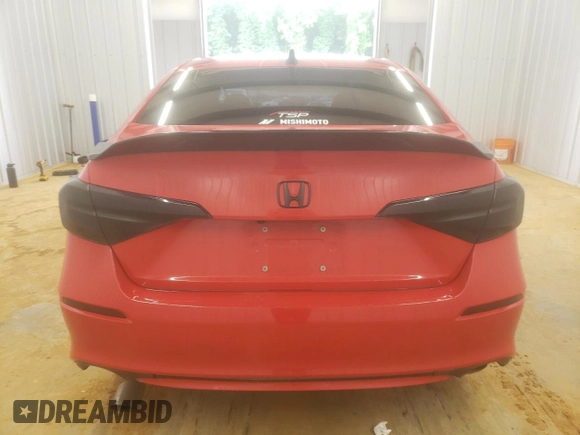2023 Honda Civic Si z VIN 2HGFE1E56PH475990, wystawiony jako Copart lot #56703485 z przebiegiem 45 187 mil mil oraz Czysty tytuł • Clean title. Historia ofert i sprzedaży dostępna na DreamBid. Obrazek 6.