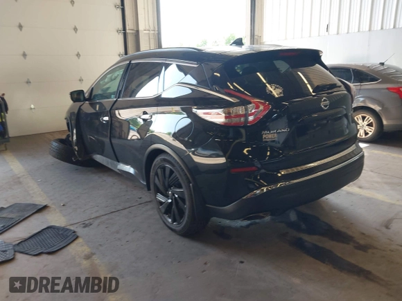2017 Nissan Murano SL с VIN 5N1AZ2MHXHN187134, выставлен на аукционе IAAI как лот 42161412 с пробегом 58 834 миль миль и . История ставок и продаж доступна на DreamBid. Изображение 3.