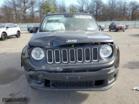 2018 Jeep Renegade Upland Edition with VIN ZACCJBABXJPH79358, listed as a Copart auction lot 80768494 with 51,052 mi miles and Non Repairable. Bid and sale history available at carsss.com. Image 5.