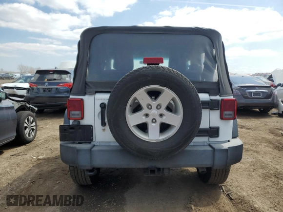 2017 Jeep Wrangler Sport z VIN 1C4AJWAG1HL556988, wystawiony jako Copart lot #52613315 z przebiegiem 60 955 mil mil oraz Szkoda całkowita • Salvage title. Historia ofert i sprzedaży dostępna na DreamBid. Obrazek 6.