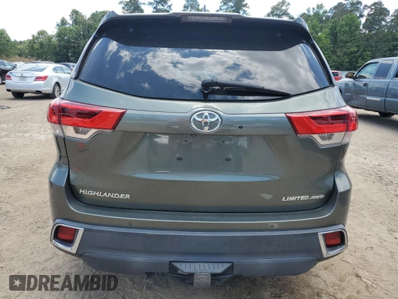 2018 Toyota Highlander Limited с VIN 5TDDZRFH7JS841952, выставлен на аукционе Copart как лот 56663945 с пробегом 50 489 миль миль и Списание • Salvage title. История ставок и продаж доступна на DreamBid. Изображение 6.