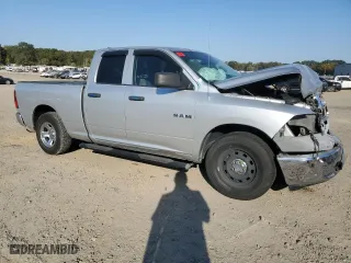 2010 Dodge Ram 1500 ST with VIN 1D7RB1GK9AS246183, listed as a Copart auction lot 77095254 with 203,719 mi miles and Salvage Title. Bid and sale history available at carsss.com. Image 4.