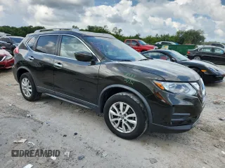 2017 Nissan Rogue S with VIN KNMAT2MV9HP589971, listed as a Copart auction lot 63442075 with 129,550 mi miles and Salvage title. Bid and sale history available at DreamBid. Image 4.